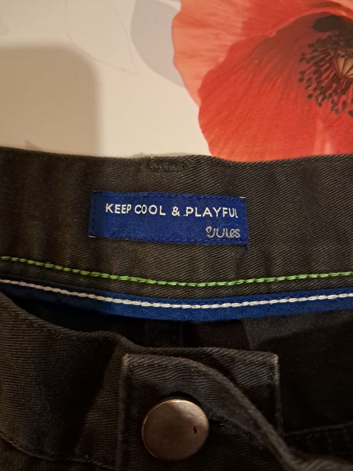 Pantalon gris, noir pour homme. - photo numéro 3