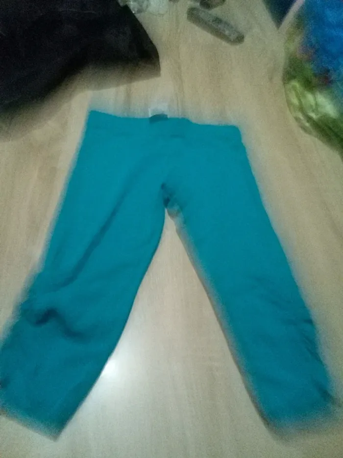 Pantacourt bleu - photo numéro 2