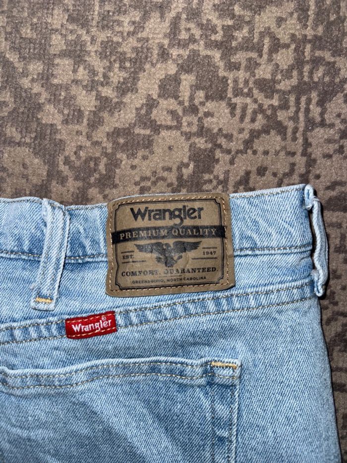 Short en jean Wrangler homme - Taille US 40 - Bleu clair - Style vintage - photo numéro 9