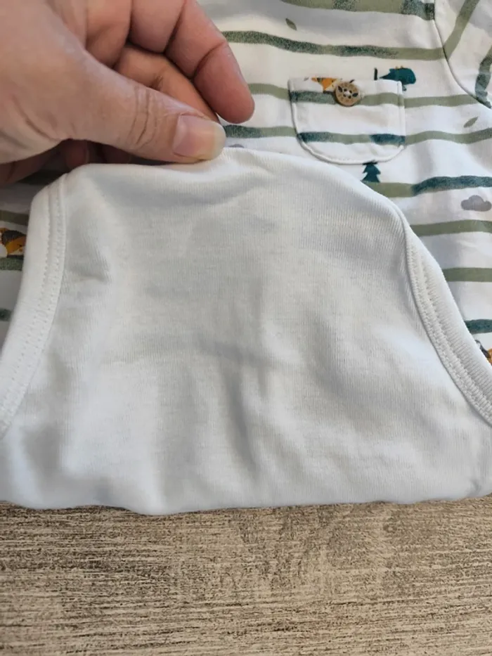 Bodie tee-shirt ml 2 en 1 garçon 6 mois sergent major - photo numéro 10