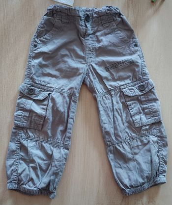 pantalon toile gris