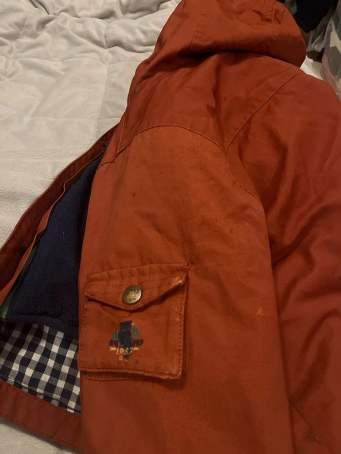 Manteau à capuche demi saison 3 en 1 garçon 7 ans sergent major - photo numéro 3