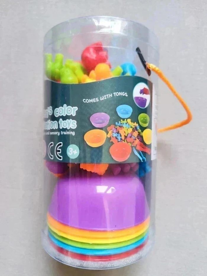 Jouets de classification des couleurs pour enfants Montessori