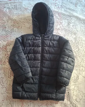 Doudoune légère garçon Kiabi bleu marine capuche  - taille 5 ans