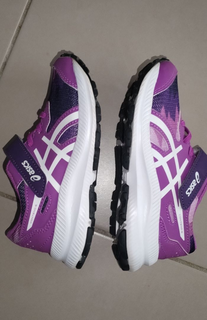 Baskets asics fille taille 28 - photo numéro 3