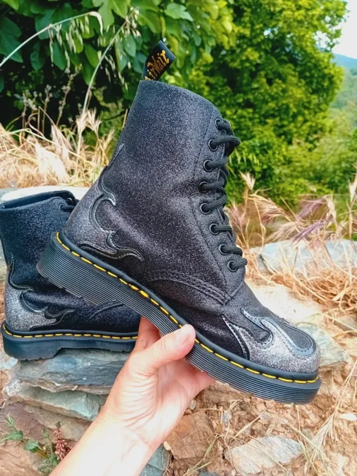 Dr. Martens Pascal Flame glitter avec boîte 38 - photo numéro 8