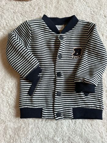 Gilet marinière tape à l’œil 12 mois