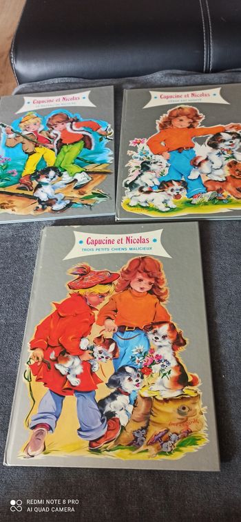 3 livres capucine et nicolas