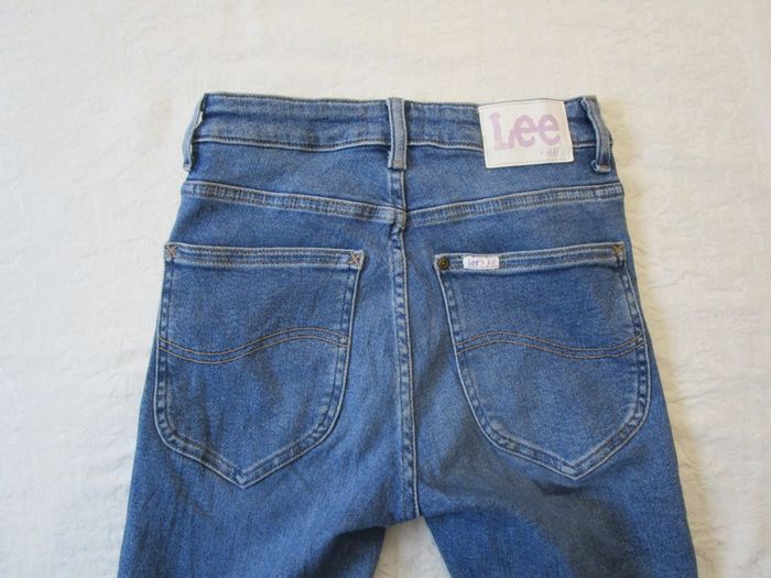 Jean femme LEE coupe Skinny High Rise Taille 36 W26 L29 Bleu (J260) - photo numéro 5