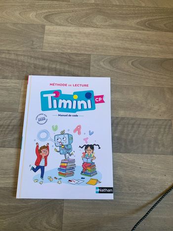 Livre méthode de lecture Timini CP
