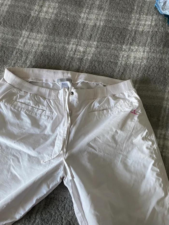 Pantacour blanc taille xl - photo numéro 3