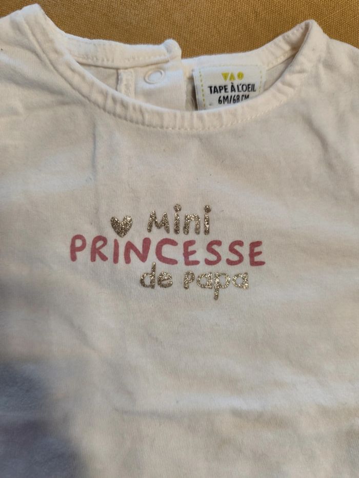 Lot de 3 T shirt manches longues 6 mois - photo numéro 3