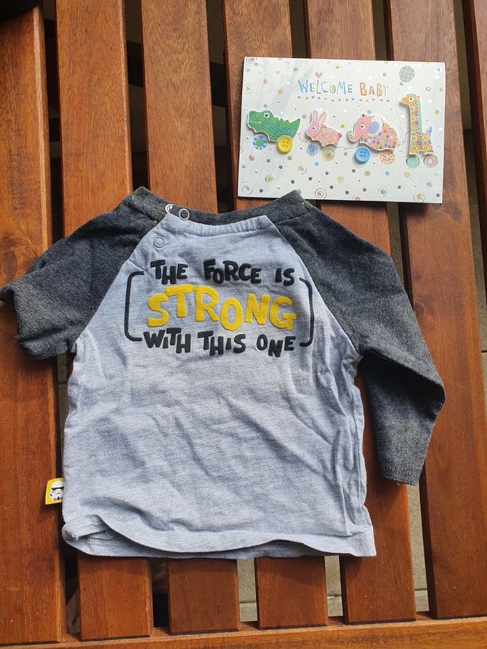 T-shirt manches longues Star Wars 6 mois Disney - photo numéro 5