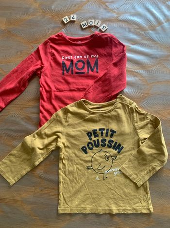 Teeshirt manche longue 24 mois