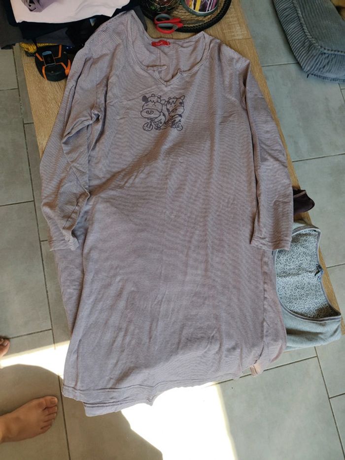 3 long tee shirts de nuit - photo numéro 5