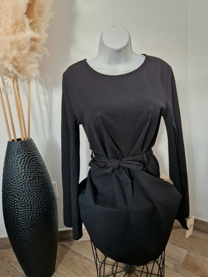 🖤 Magnifique robe cape noire Neuve taille unique