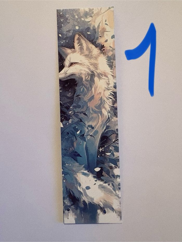 Magnifique marque-pages, renards