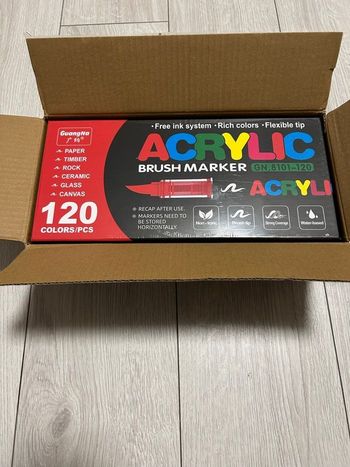120 feutres acryliques guangNa 
