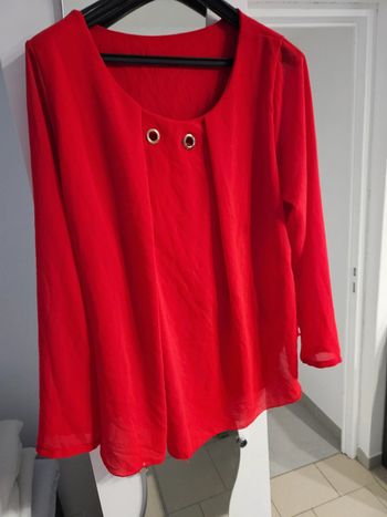 Blouse rouge