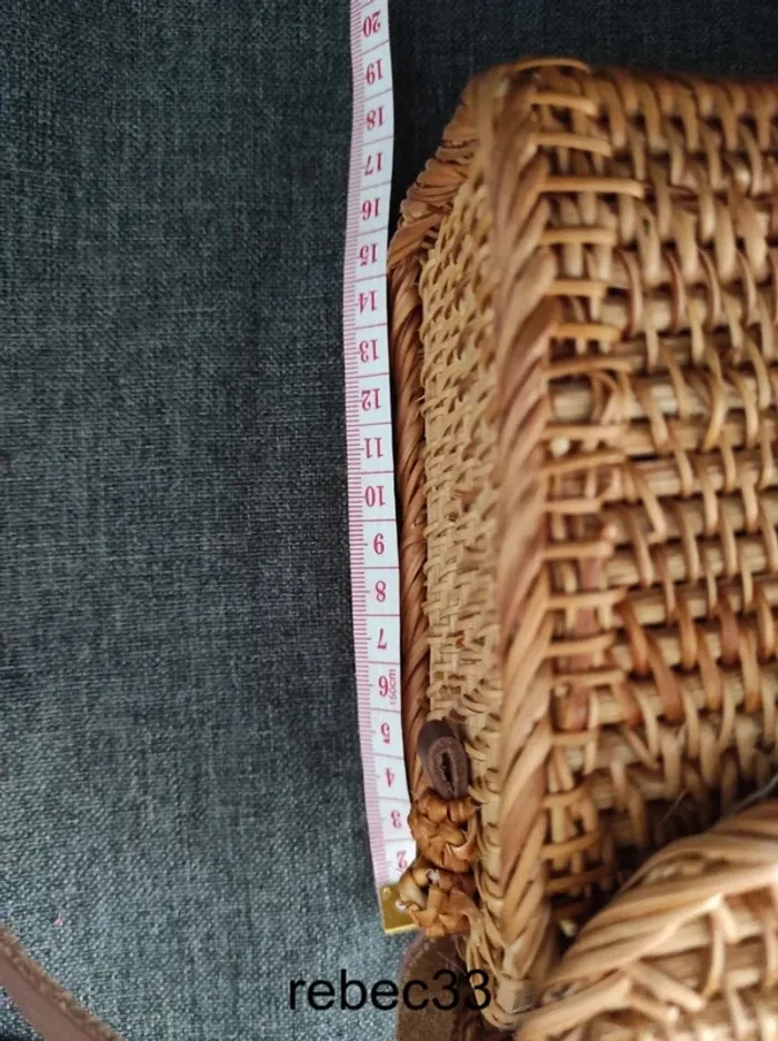 Petit Sac rotin zara - photo numéro 5