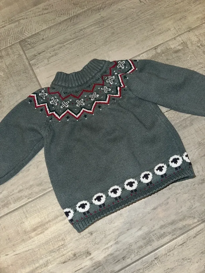 Salopette + body à col + gilet - photo numéro 4