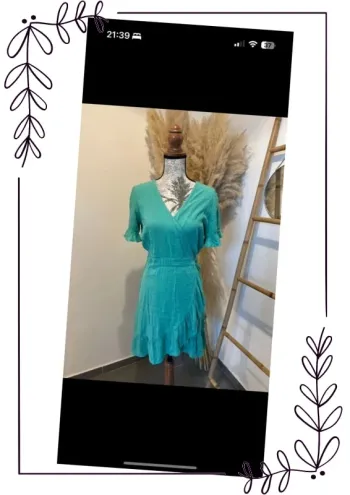 Robe d’été bleu turquoise neuve
