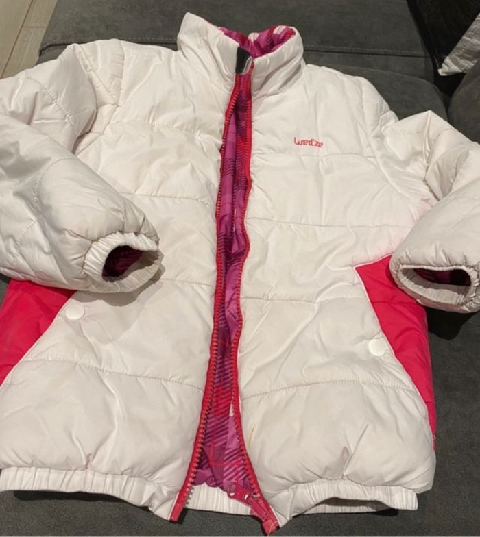 manteau ski fille 8 ans réversible wed’ze - photo numéro 1
