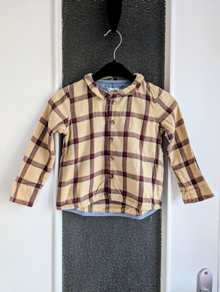 Chemise à carreaux loir paris 36 mois