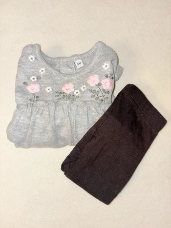 Ensemble 2 pièces tunique et legging 6mois