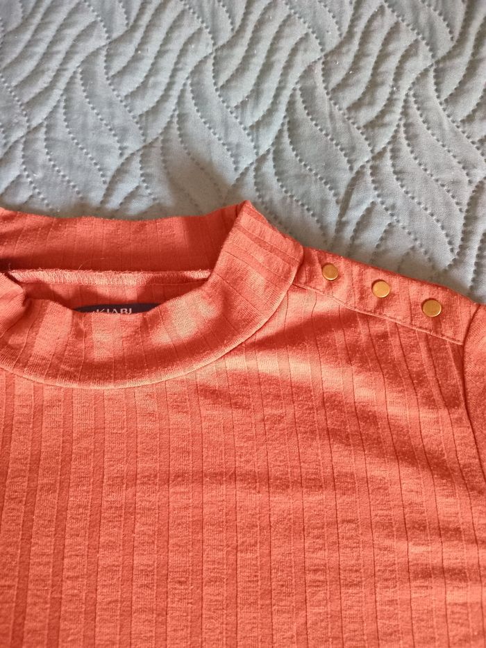 Tee shirt orange cuivre - photo numéro 3