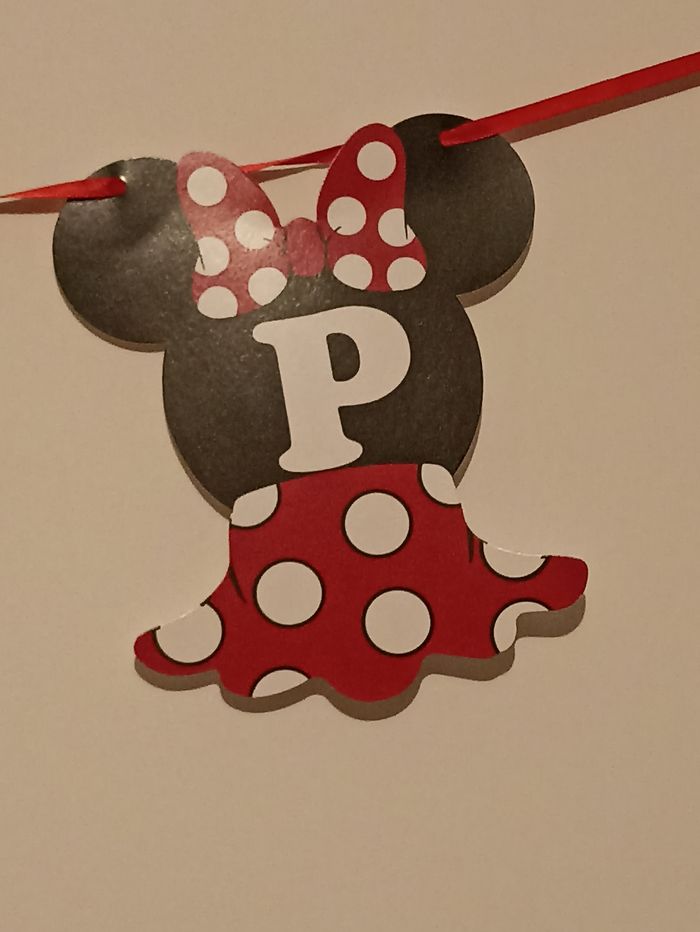 Banderole anniversaire Minnie - photo numéro 2