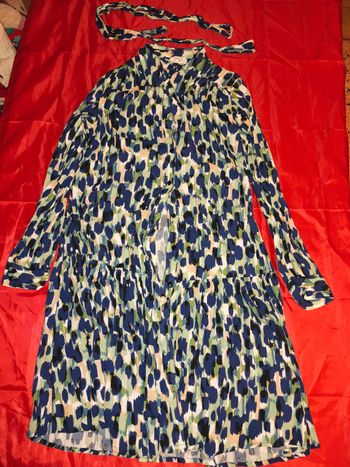 Robe imprimée en viscose Caroll 36
