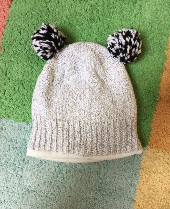 Bonnet panda bébé - 3 mois - TBE - photo numéro 2