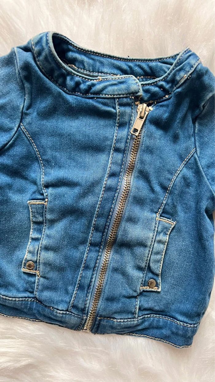 Veste en jean Tape à l’œil 3 mois - photo numéro 3