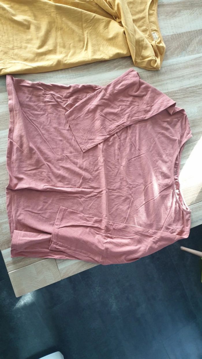 Tee-shirt kiabi manches trois quarts - photo numéro 3