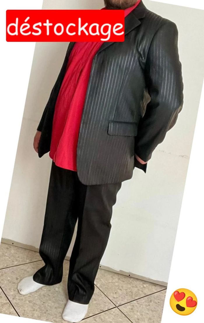 Ensemble costume noir homme taille 54