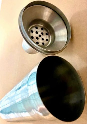 Shaker en inox bon état