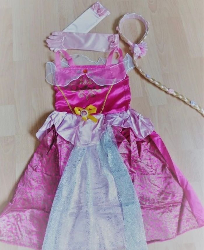 Déguisement Robe Princesse Rose et accessoires 4ans - photo numéro 5