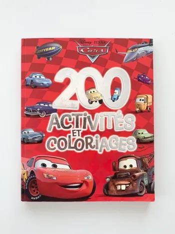 Livre d’activité et coloriage cars
