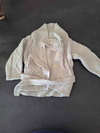 Gilet tricot HM ceinture