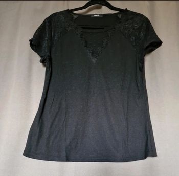 T shirt dentelle taille L