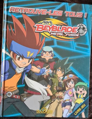 Beyblade métal fusion livre jeu cherche et trouve