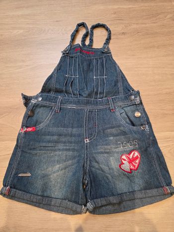Salopette short 6 ans