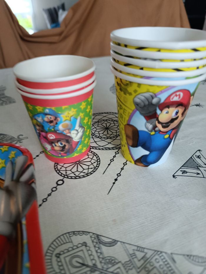 Décoration anniversaire mario - photo numéro 6