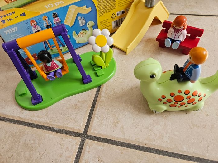 Parc playmobil 1 2 3 et boite - photo numéro 2