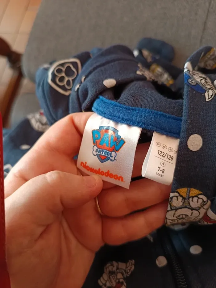 Veste pat patrouille taille 7/8 ans - photo numéro 3