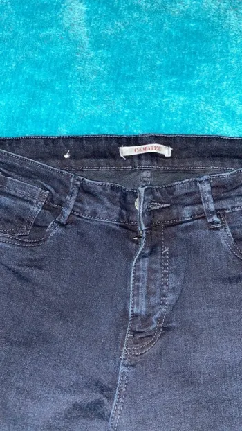Pantalon jeans noir camaïeu taille42