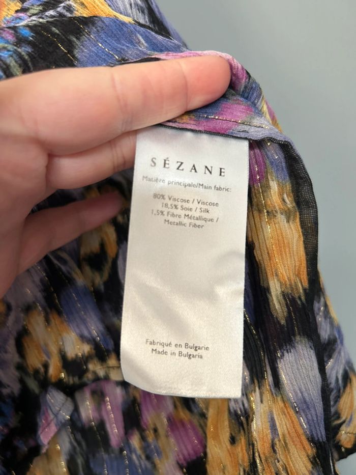 Chemise Sézane Tianna T. 40 imprimé camden - photo numéro 7