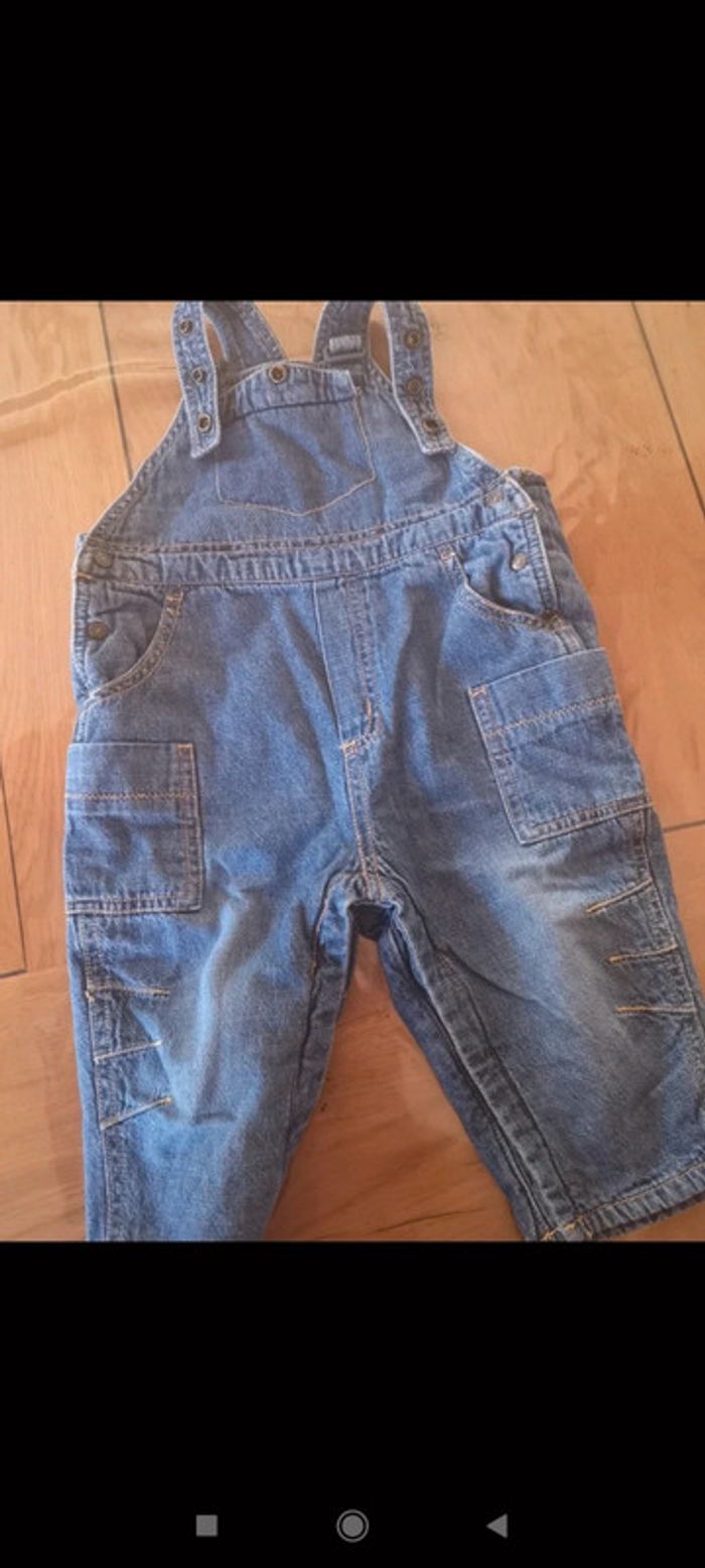Salopette en jean 12 mois
