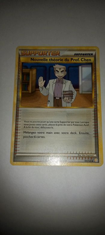 Carte pokémon supporter nouvelle théorie du professeur chen
